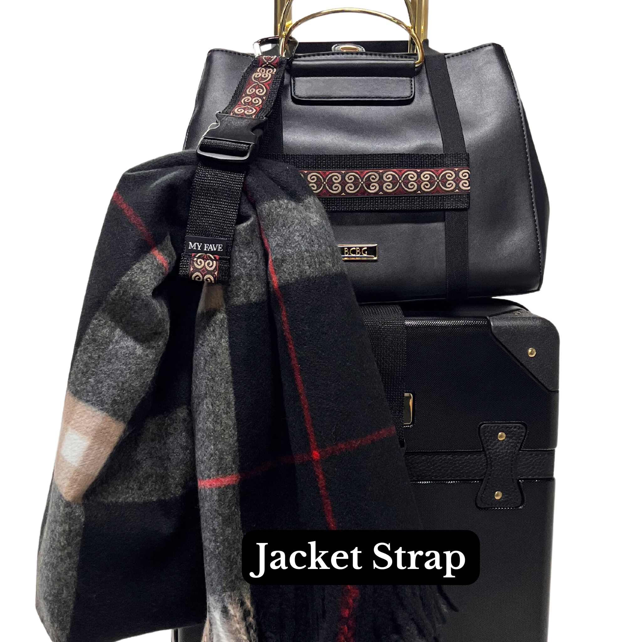 Travel Set - Black Plaid 2