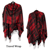 Travel Set - Red & Black Plaid