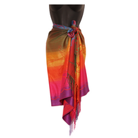 Scarf - Rainbow Red