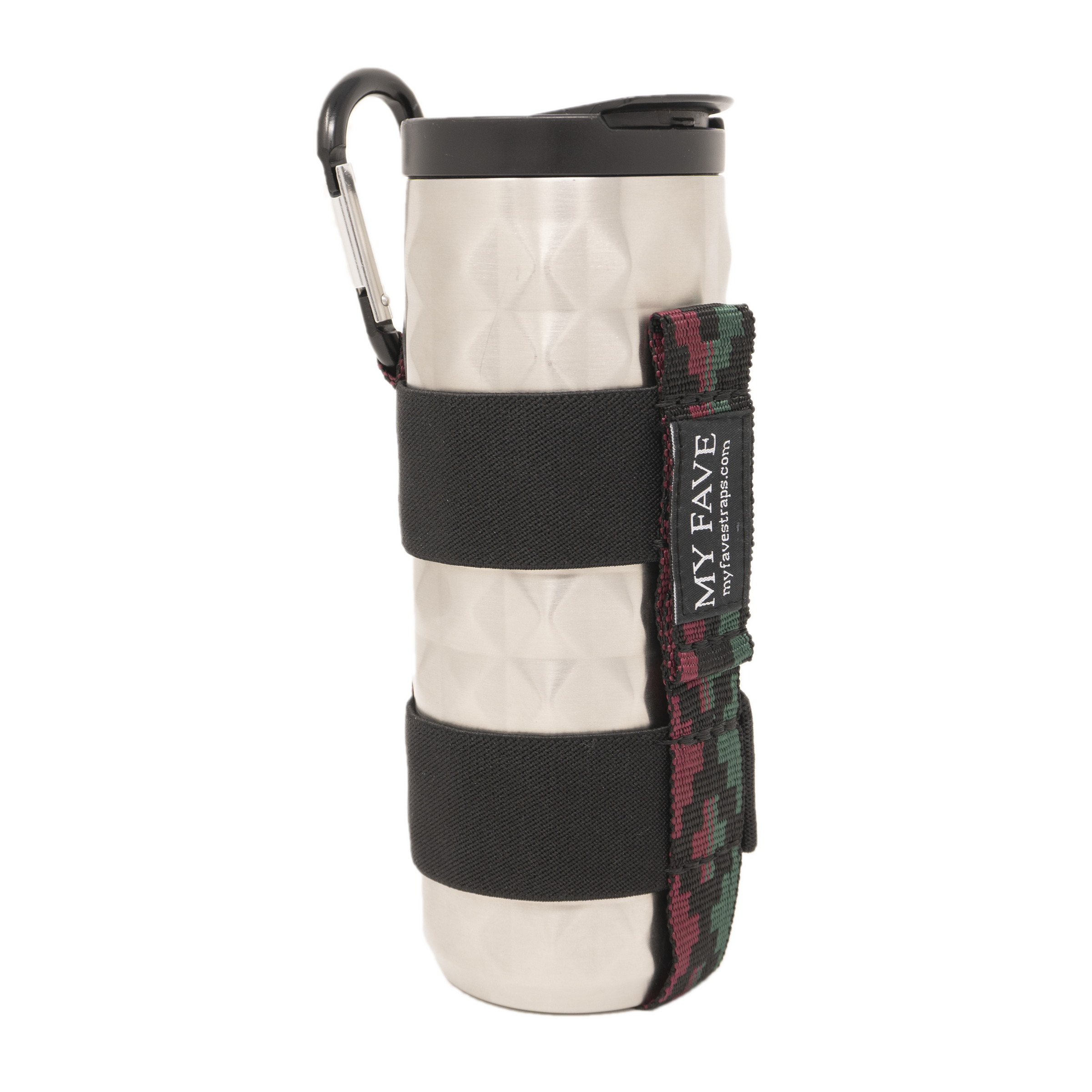 Water Bottle Strap - Clip On Style Blue Steps