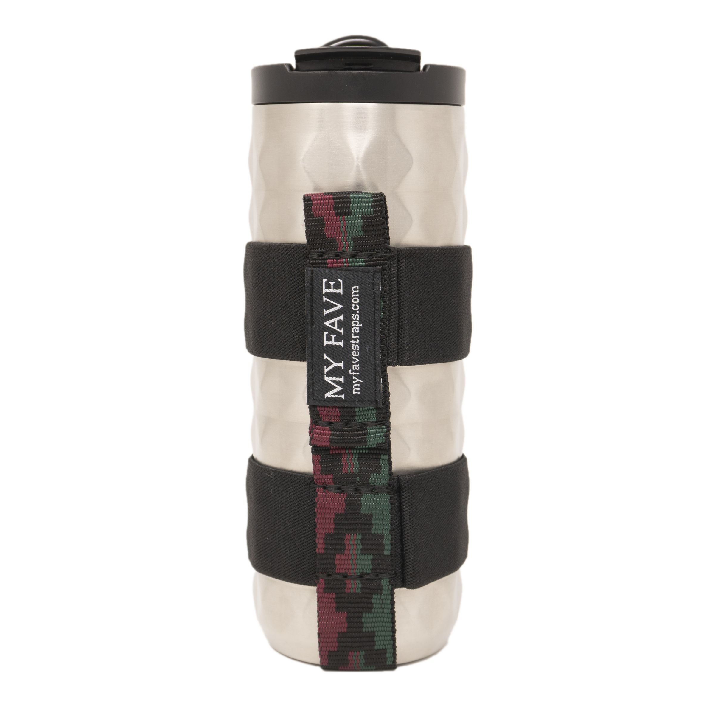 Water Bottle Strap - Clip On Style Blue Steps