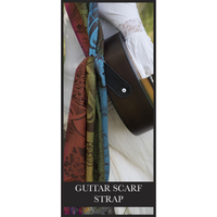 Guitar Scarf Strap - Driftwood Bloom