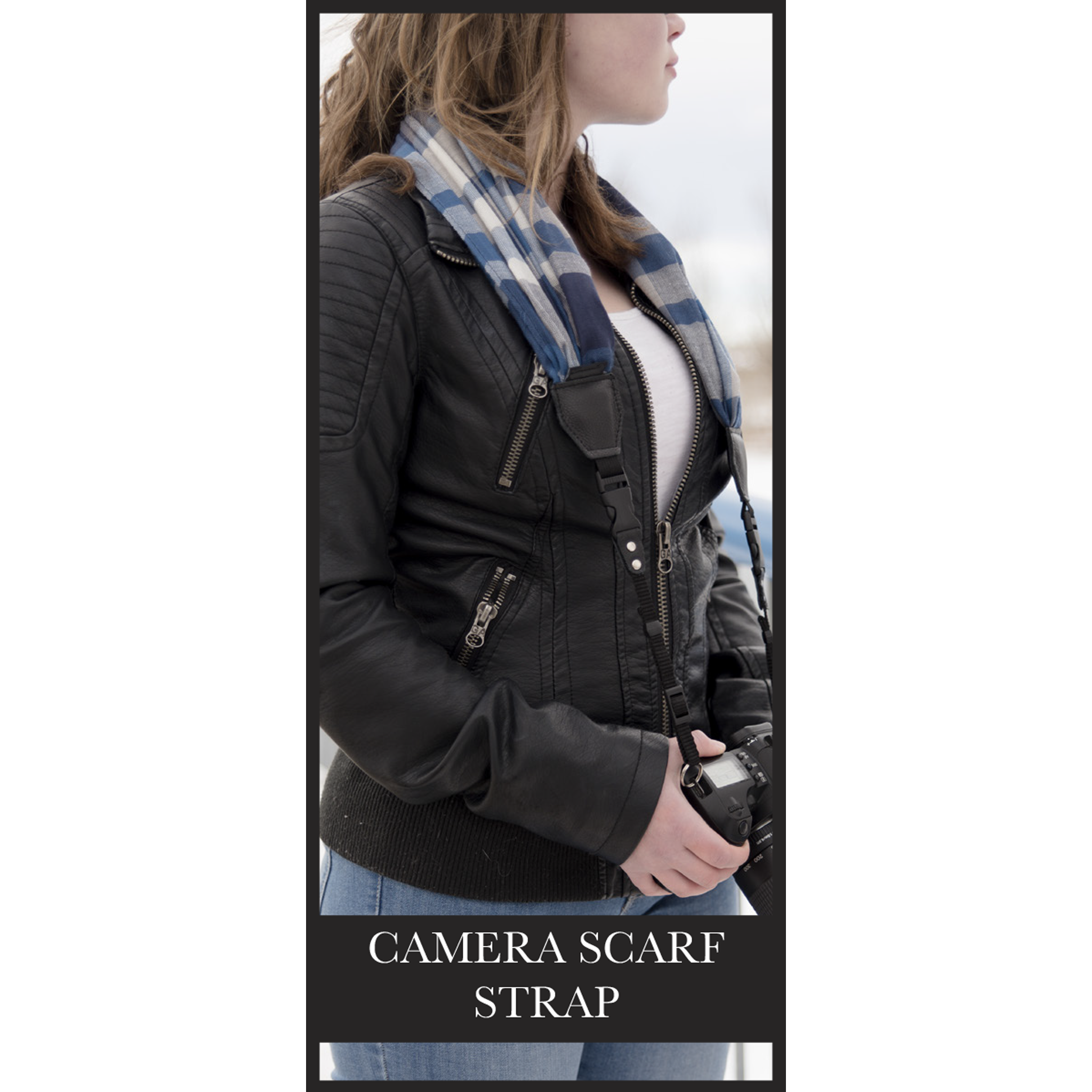 Camera Scarf Strap - Cream Dream
