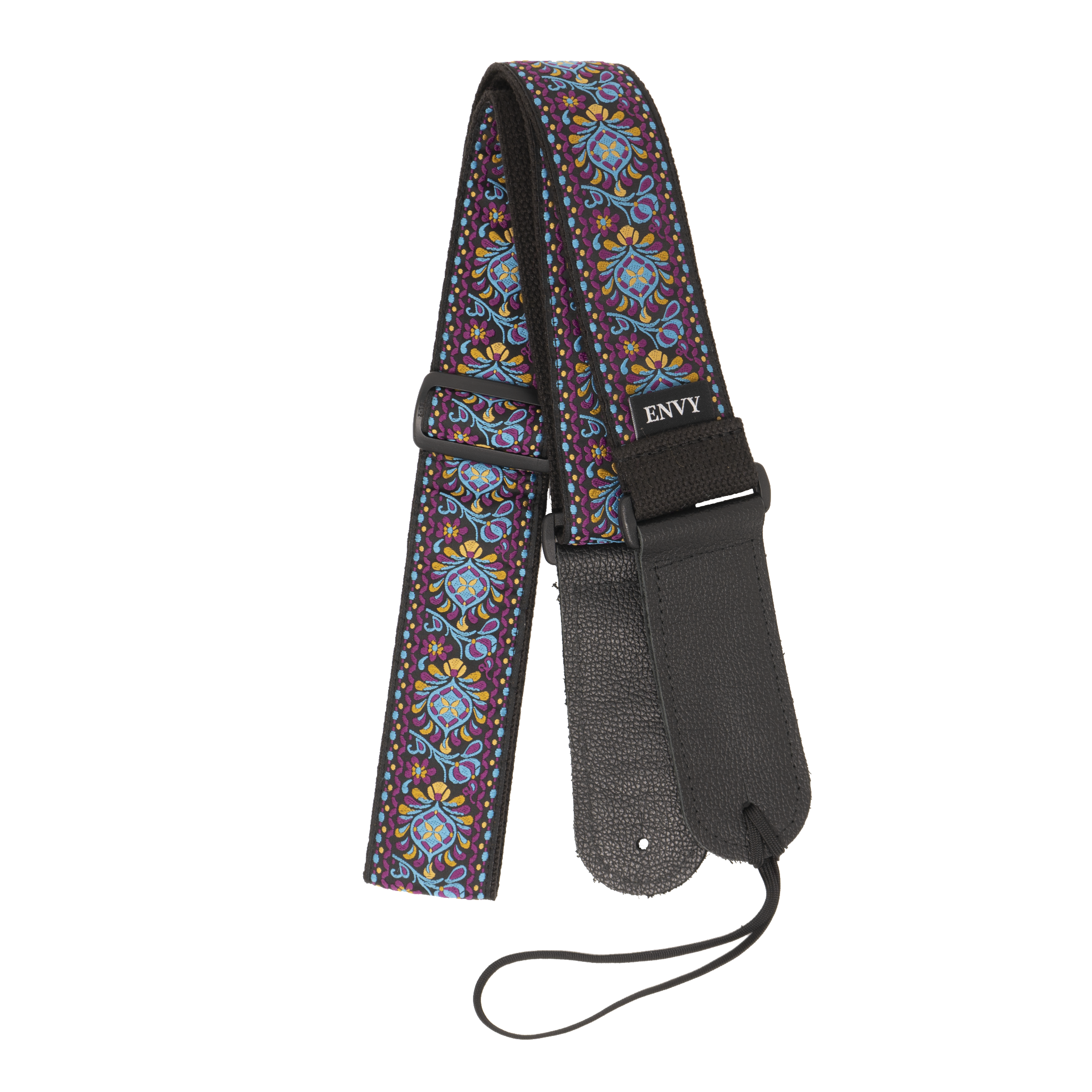 My Fave Guitar Strap in Purple Bohemian