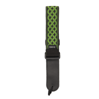 My Fave Guitar Strap in Green Celtic Knot