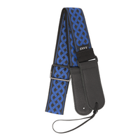 My Fave Guitar Strap in Blue Celtic Knot