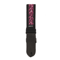 My Fave Guitar Strap in Pink Flame