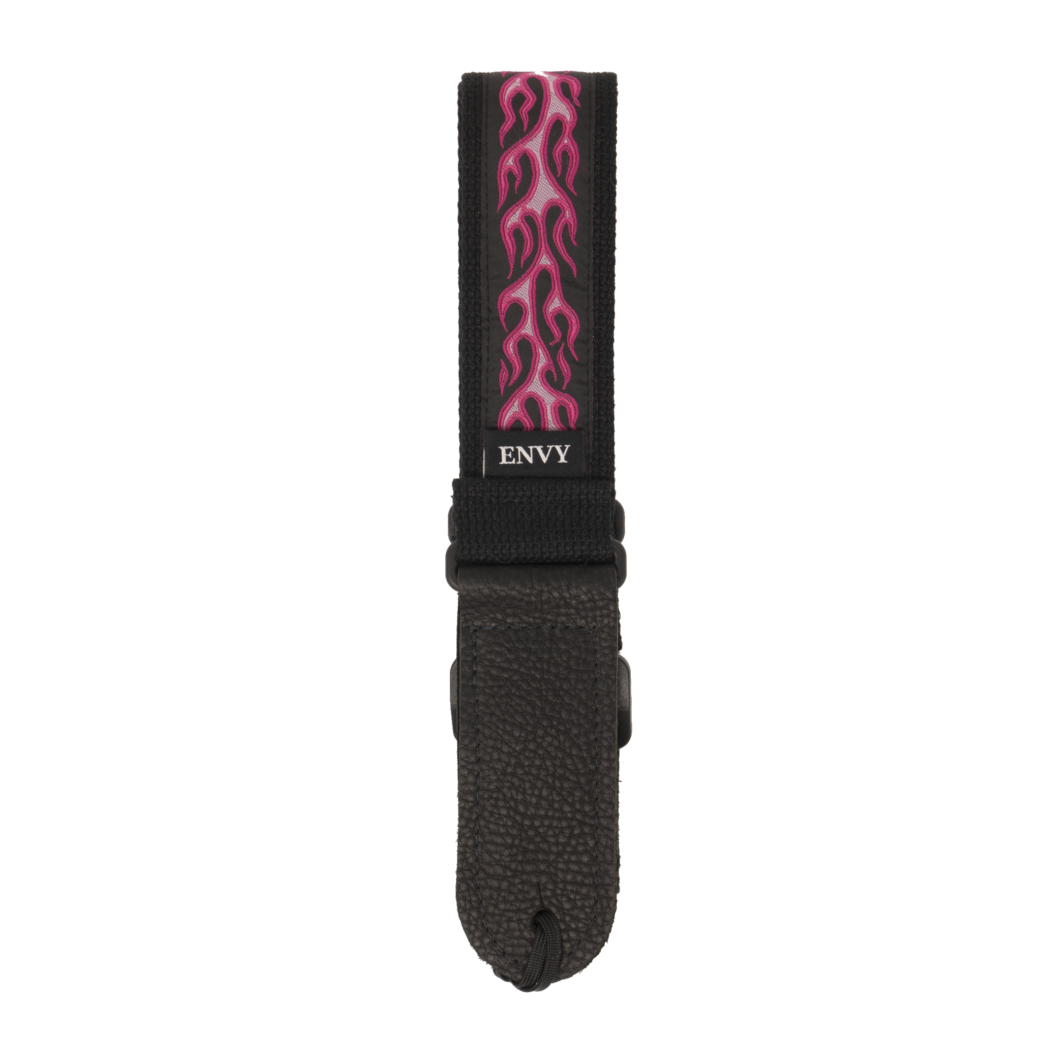My Fave Guitar Strap in Pink Flame