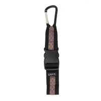 My Fave Jacket Strap in Purple & Tan Diamonds