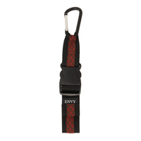 My Fave Jacket Strap in Red & Rust Diamonds