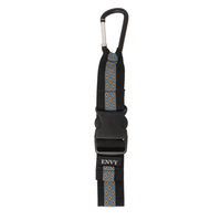 My Fave Jacket Strap in Tan & Blue Diamonds