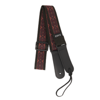 My Fave Mandolin Strap in Wine Scroll