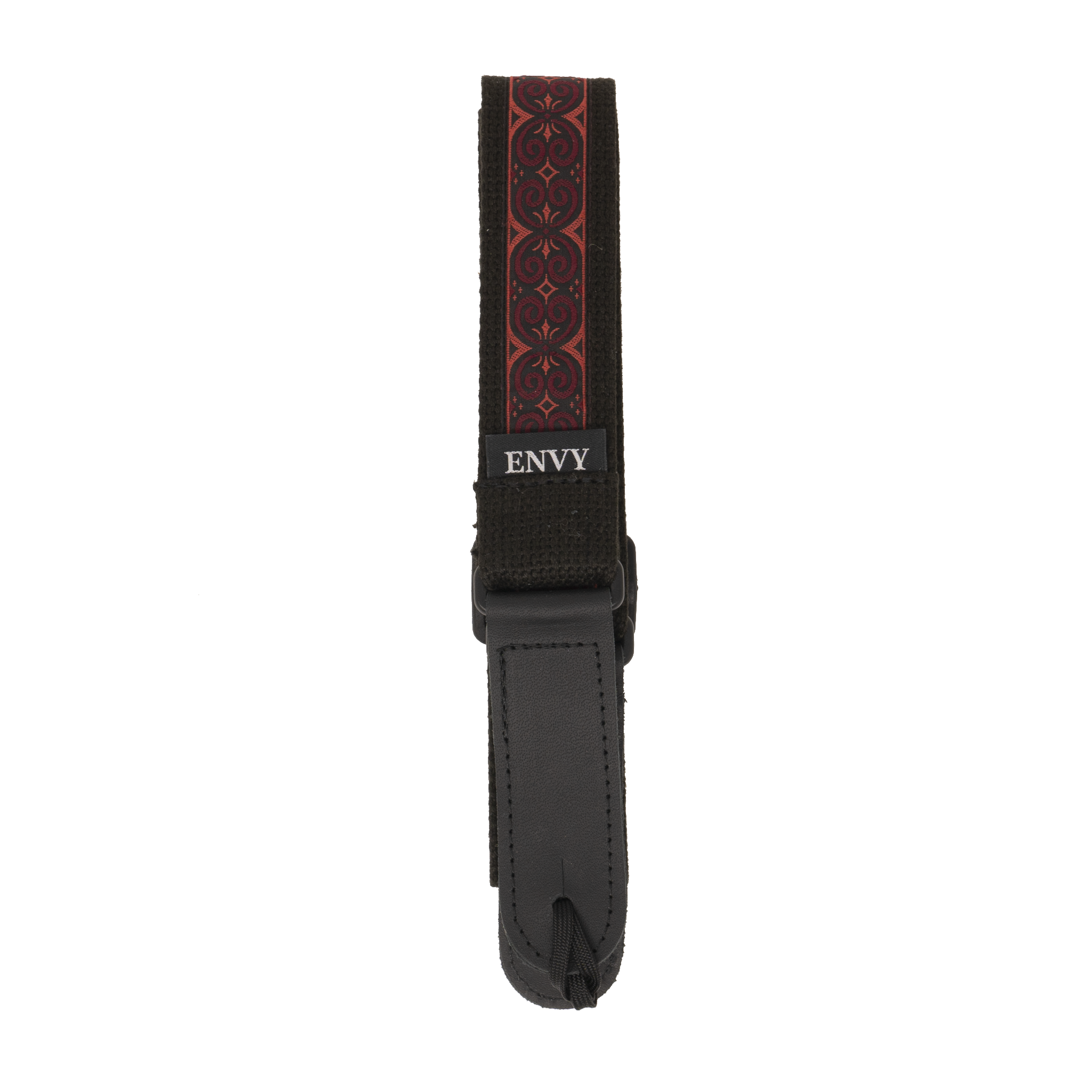 My Fave Mandolin Strap in Wine Scroll