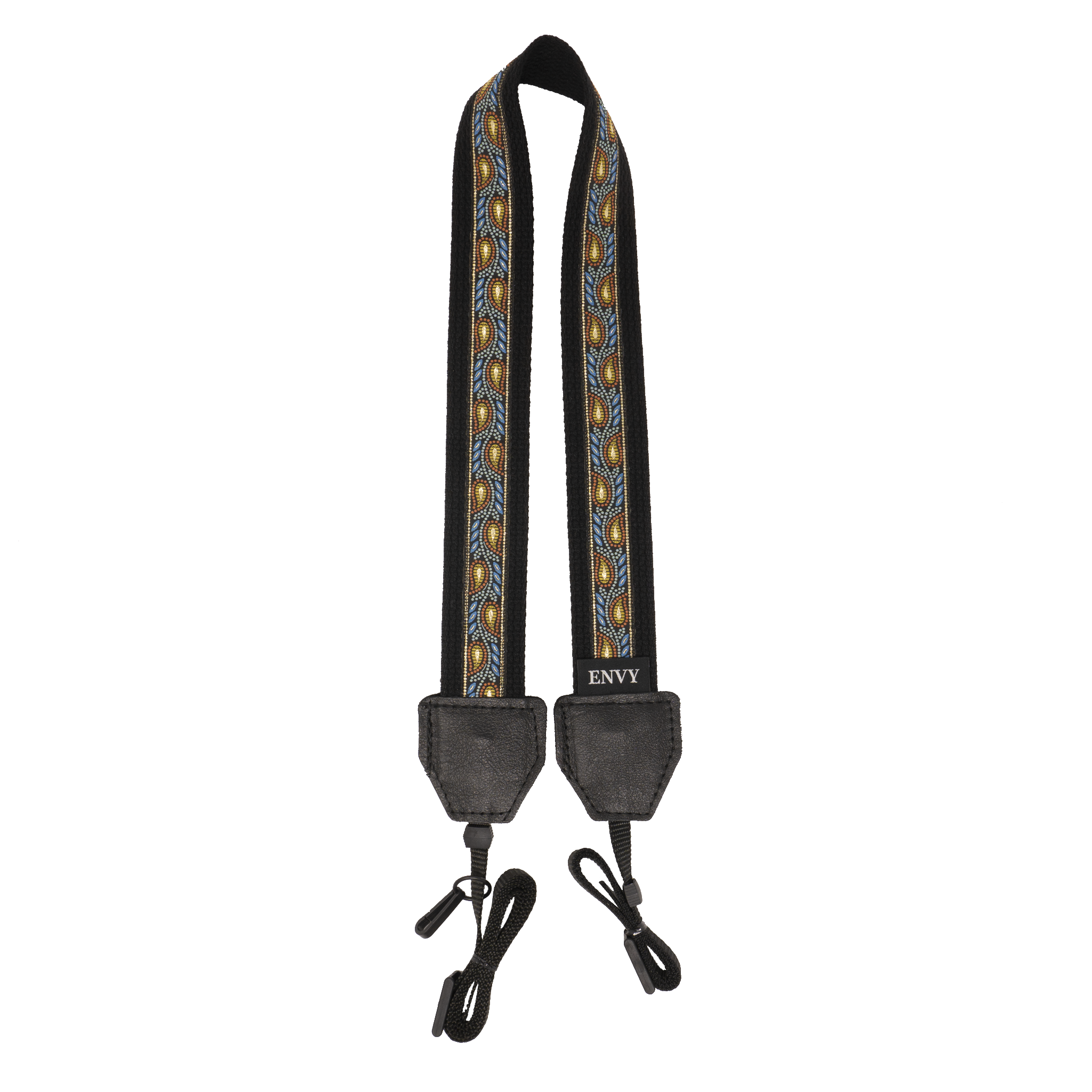 My Fave Ukulele Strap in Tan Leaf