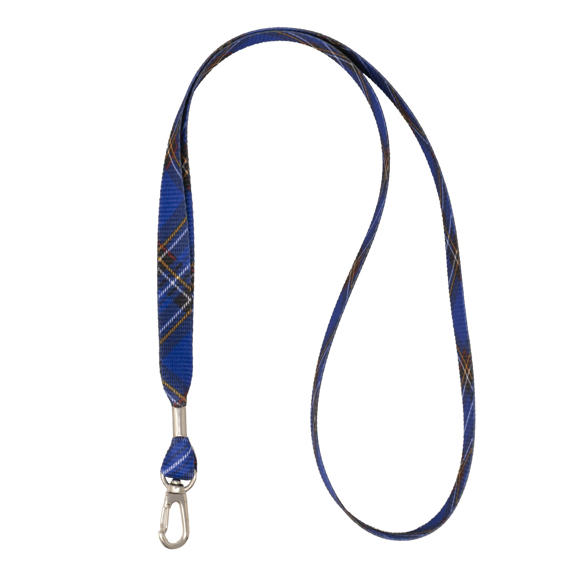 My Fave Lanyard in Blue Plaid
