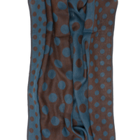 Scarf Edition - Brown Polka Dot