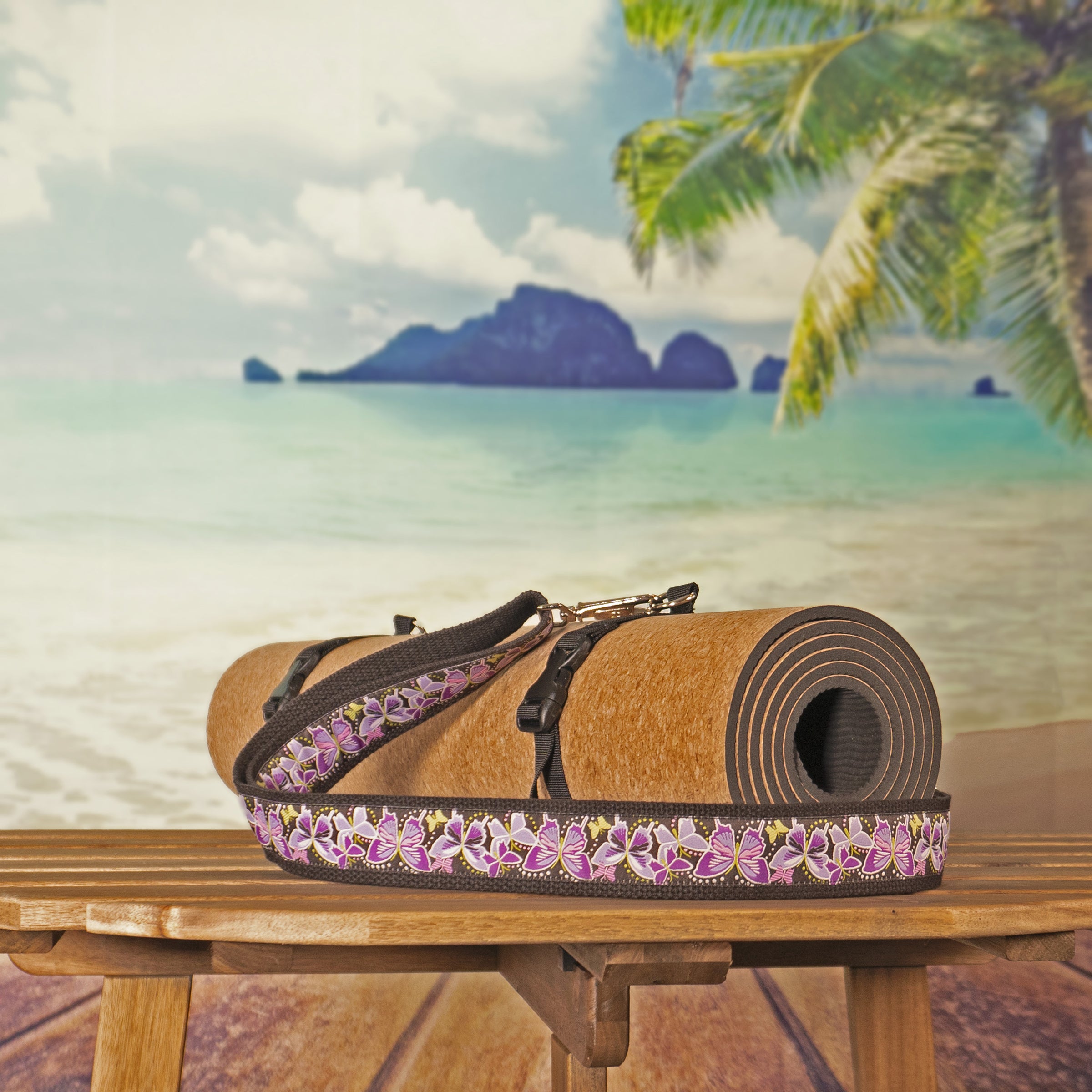 Yoga Mat Strap - Butterfies