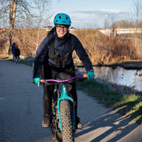 Biking with binoculars and the My Fave Camera Harness