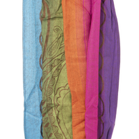 Guitar Scarf Strap - Rainbow Fade