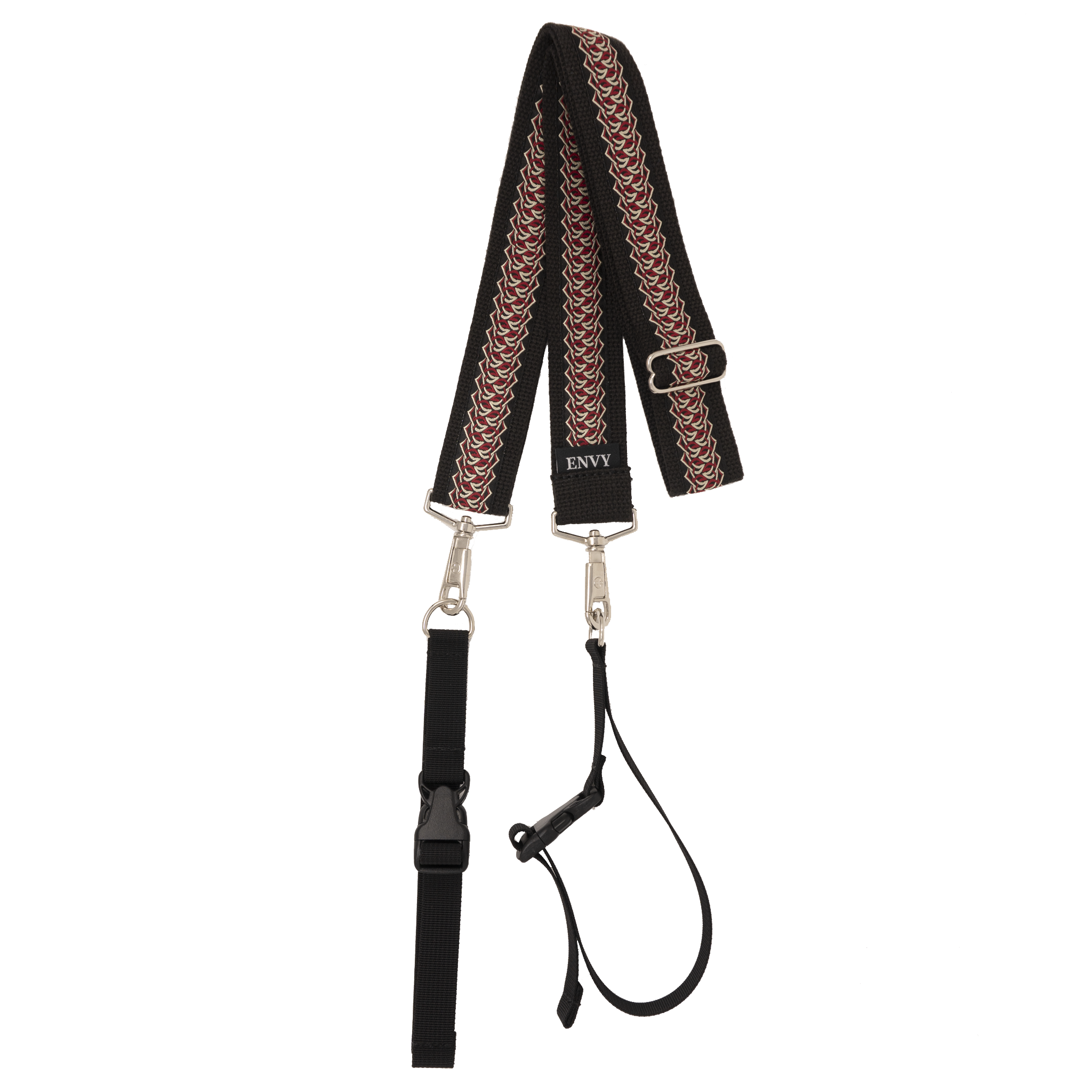 My Fave Yoga Mat Strap in Red Criss Cross