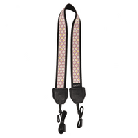 My Fave Ukulele Strap in Tiny Flowers Pink