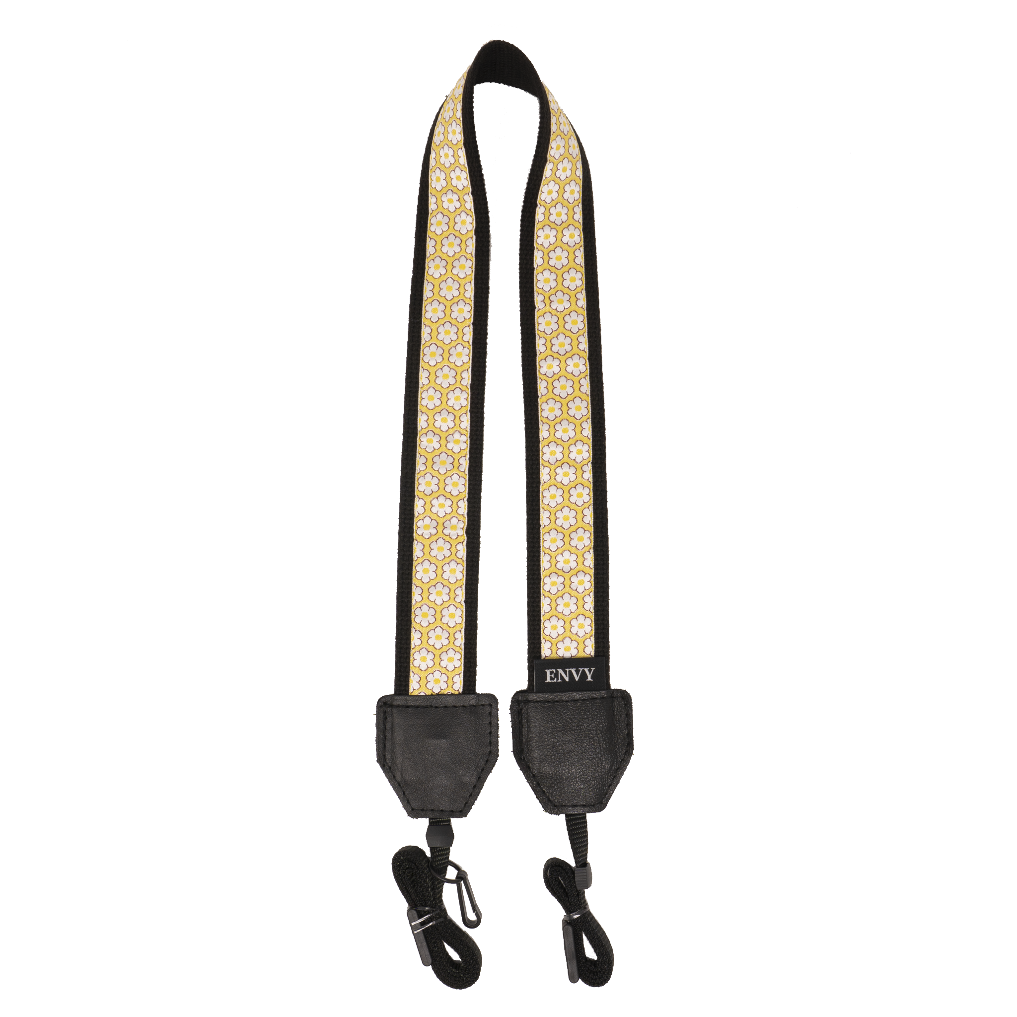 My Fave Ukulele Strap in Tiny Flowers Yellow