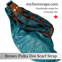 Scarf Edition - Brown Polka Dot