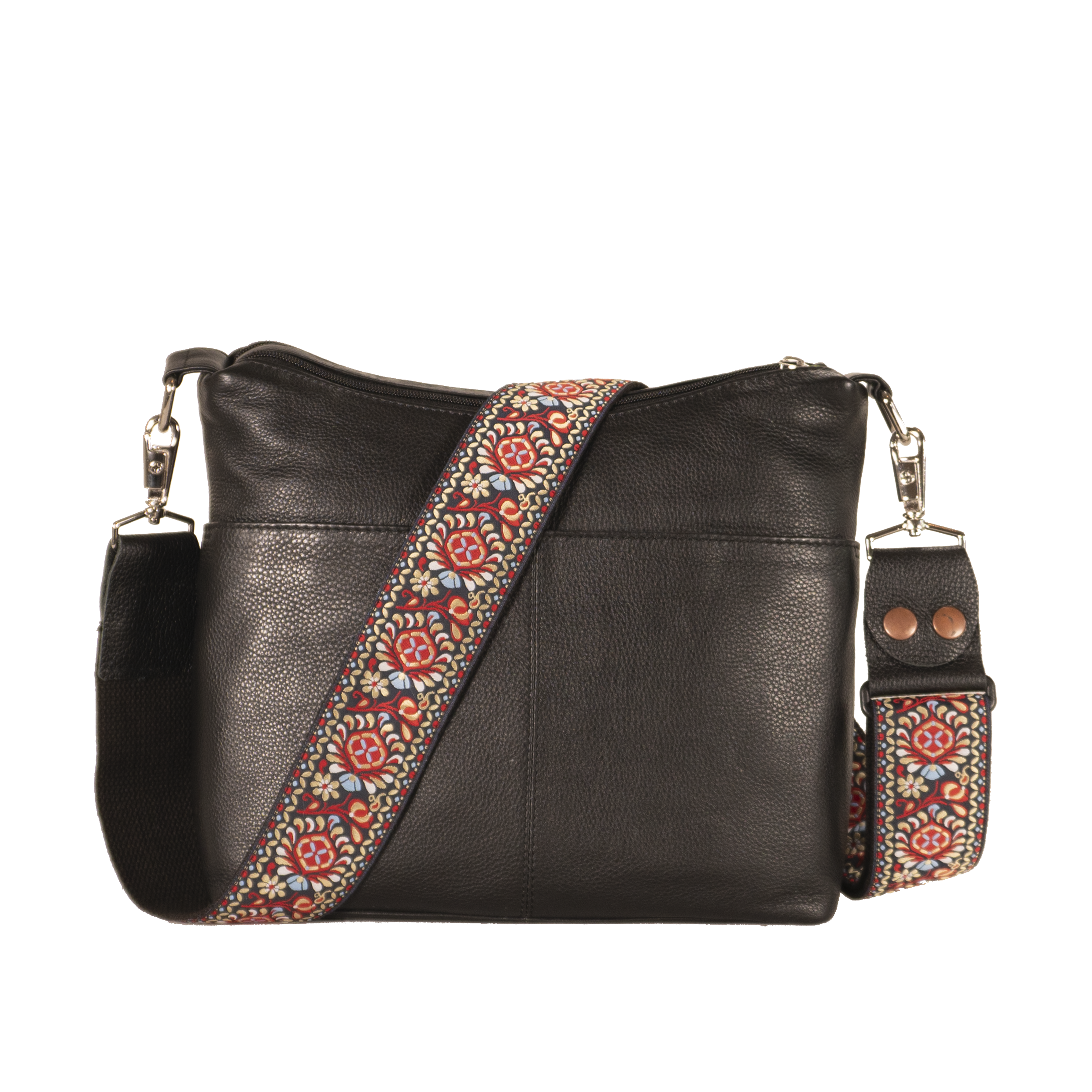 Tricolor Brindle Cowhide Bag Strap — Farmericana Designs