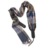 My Fave Guitar Scarf Strap in Driftwood Bloom
