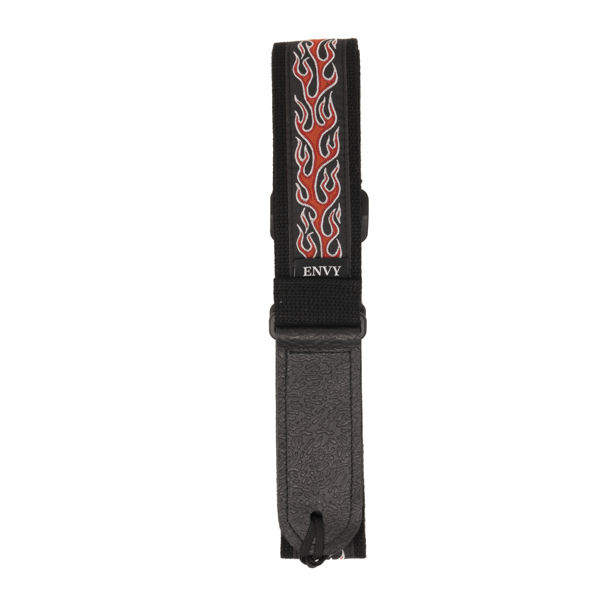 My Fave Guitar Strap in Red Flame