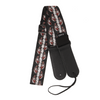My Fave Guitar Strap in Red Flaming Skulls