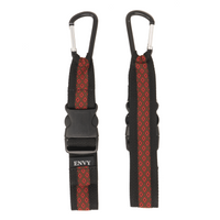 My Fave Jacket Strap in Red & Rust Diamonds - Front & Back Image