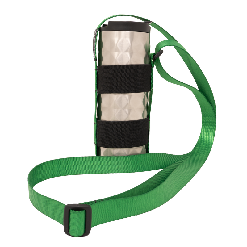 My Fave Water Bottle and Travel Mug Strap in Green