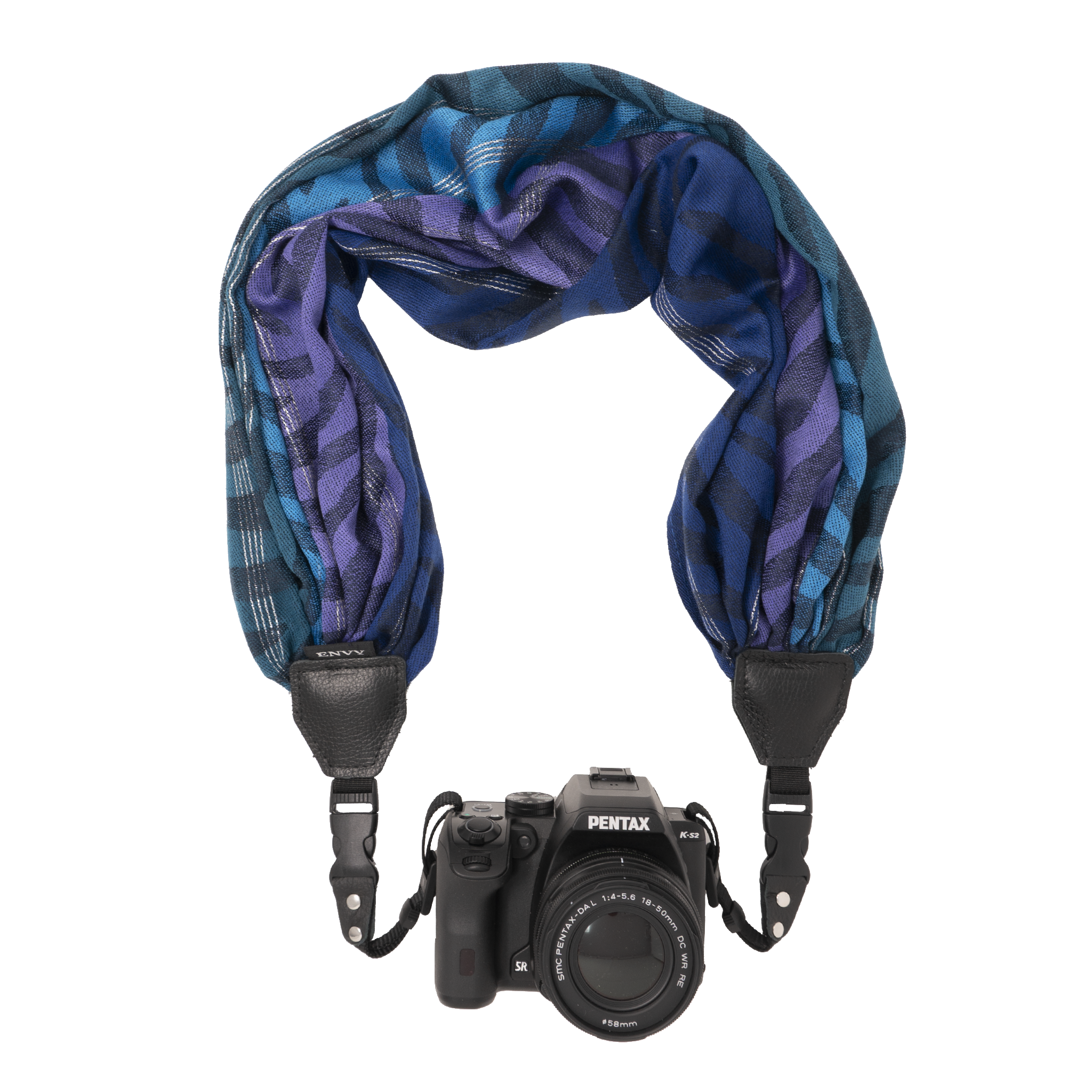 My Fave Camera Scarf Strap in Navy Dream