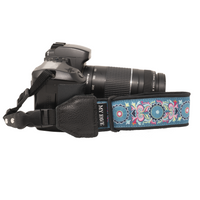 Camera Wrist Strap - Teal Abstract