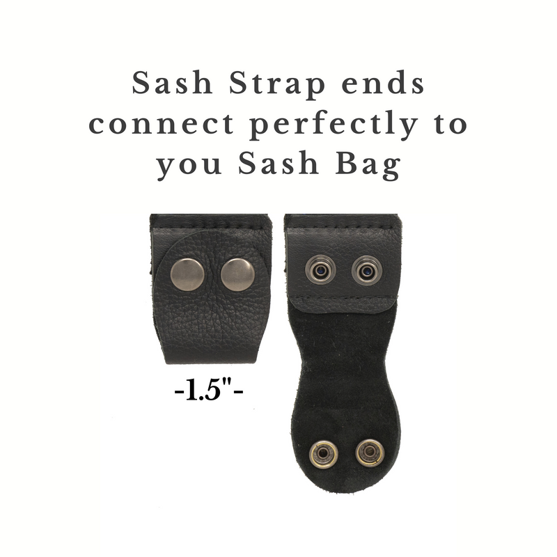 Sass Bag Scarf Strap - Plumtastic